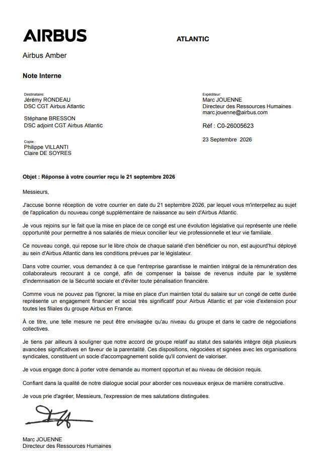 Congés supplémentaires de naissance