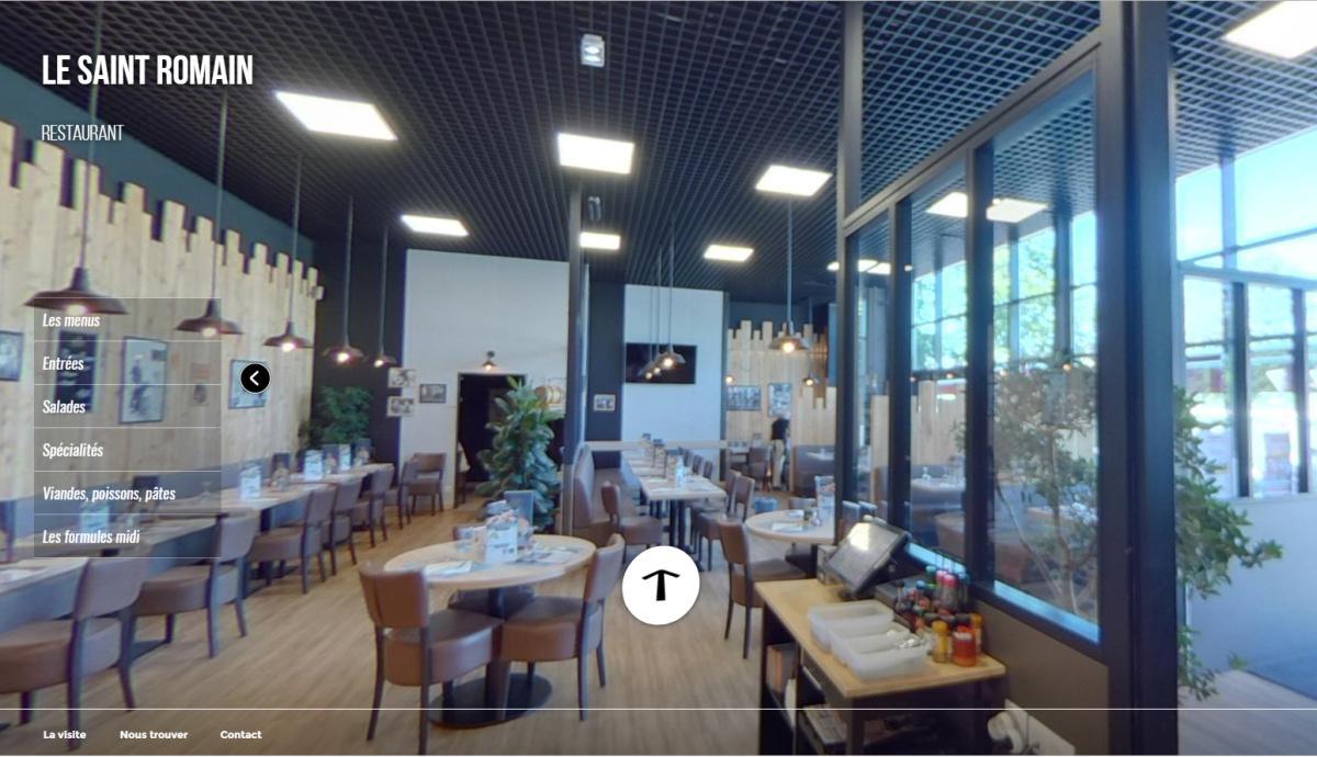 visite virtuelle 360° à Lavardac (47230) du restaurant le Saint Romain