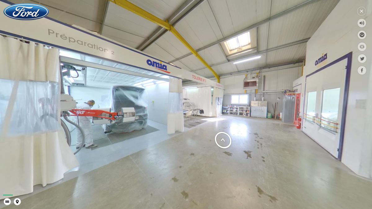 Visite virtuelle 360° à Nérac (47600) du garage Bellandi Ford