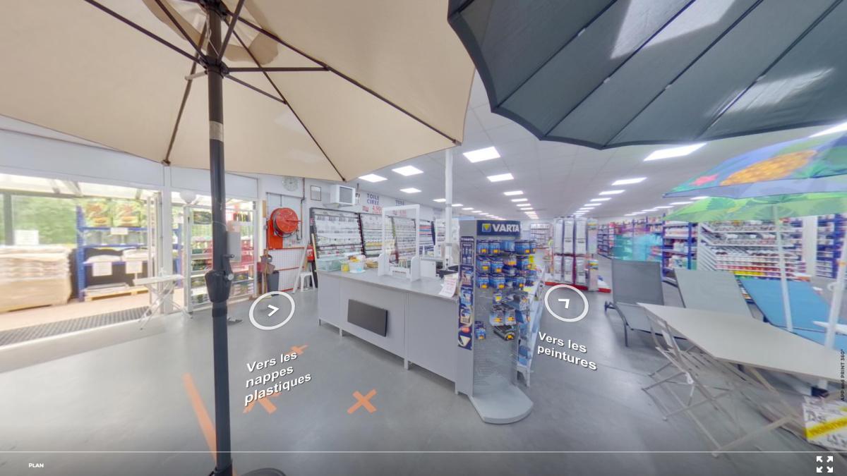 Visite virtuelle 360° à Auch (32000) du magasin Le Grand Bazar
