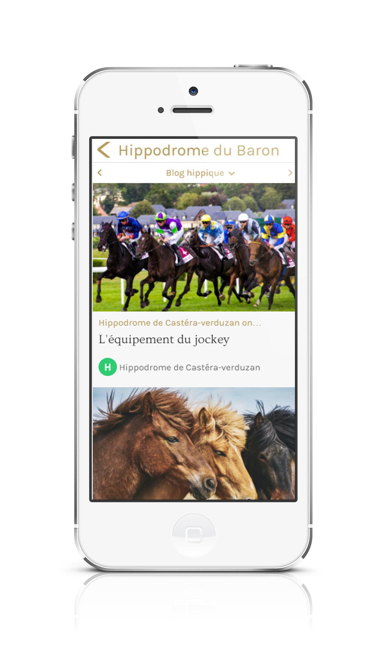 Application mobile pour lieux de loisirs