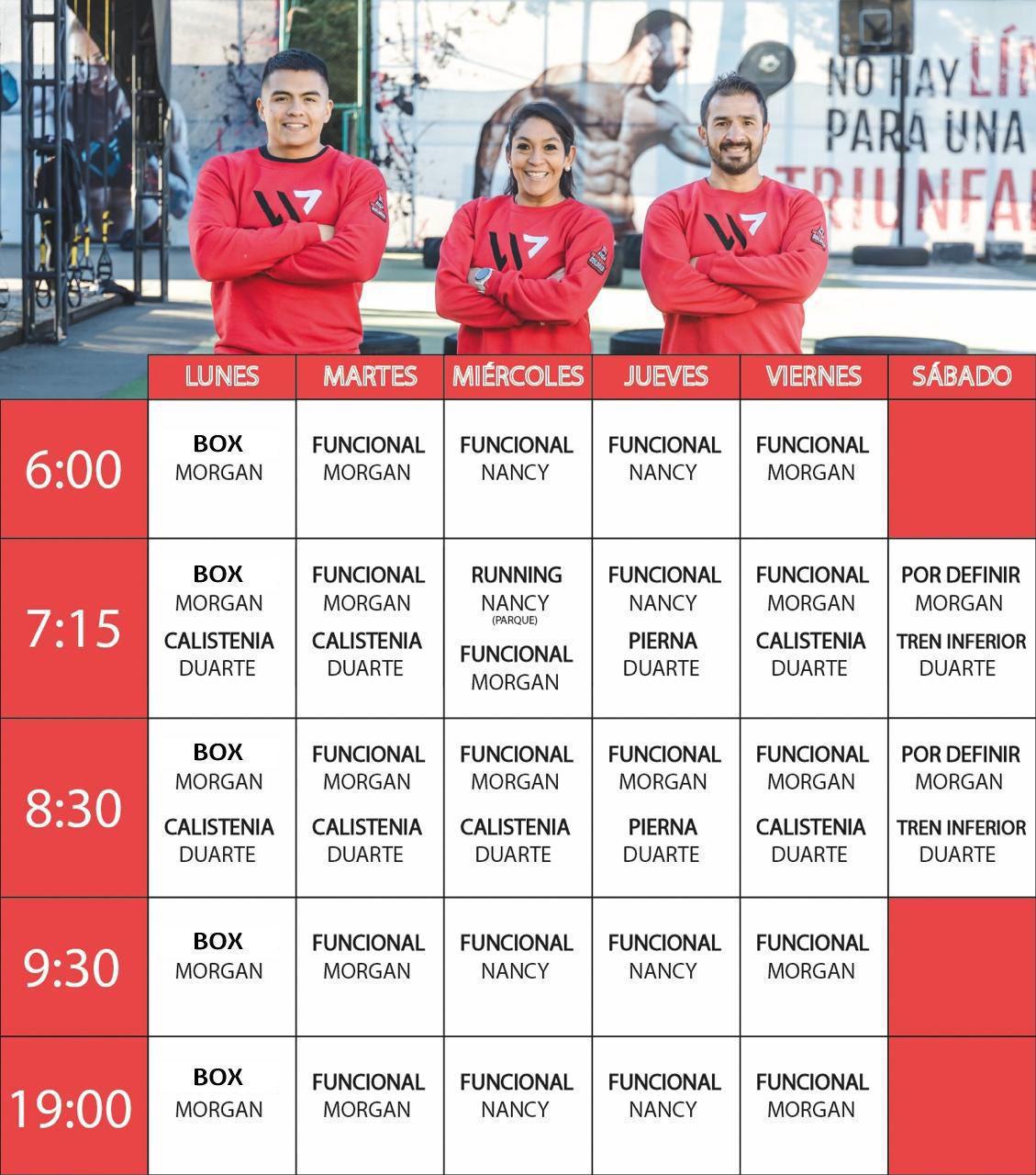 Horarios