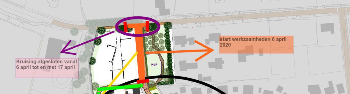 Kruising Groenstraat-Burgemeester Verdaasdonkstraat