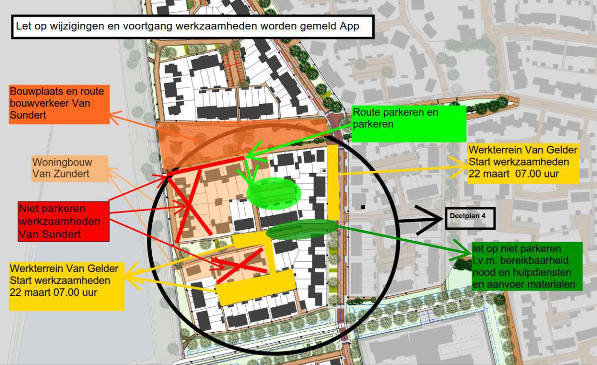 Wijziging parkeren i.v.m. start werkzaamheden Van Sundert