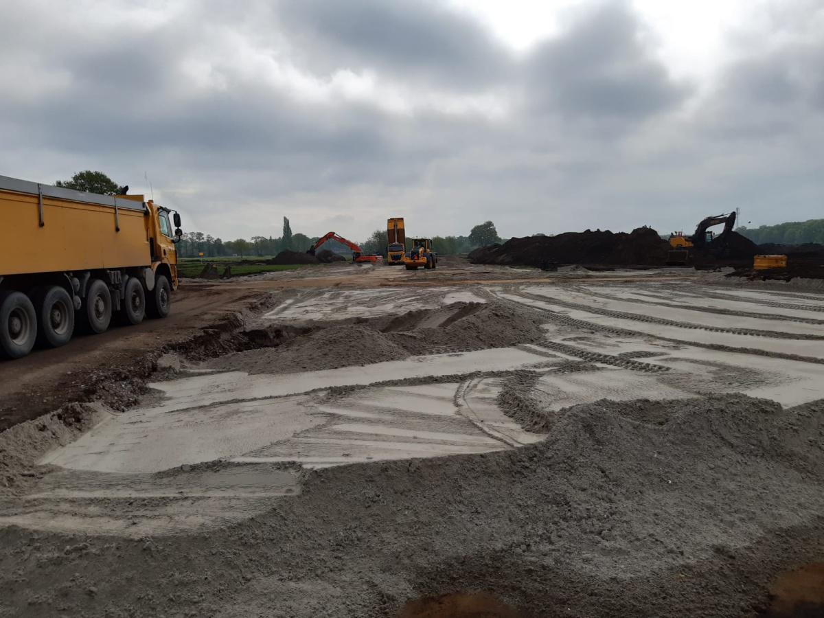 Foto's uitvoering (Nijkerkerweg) Bloemendal