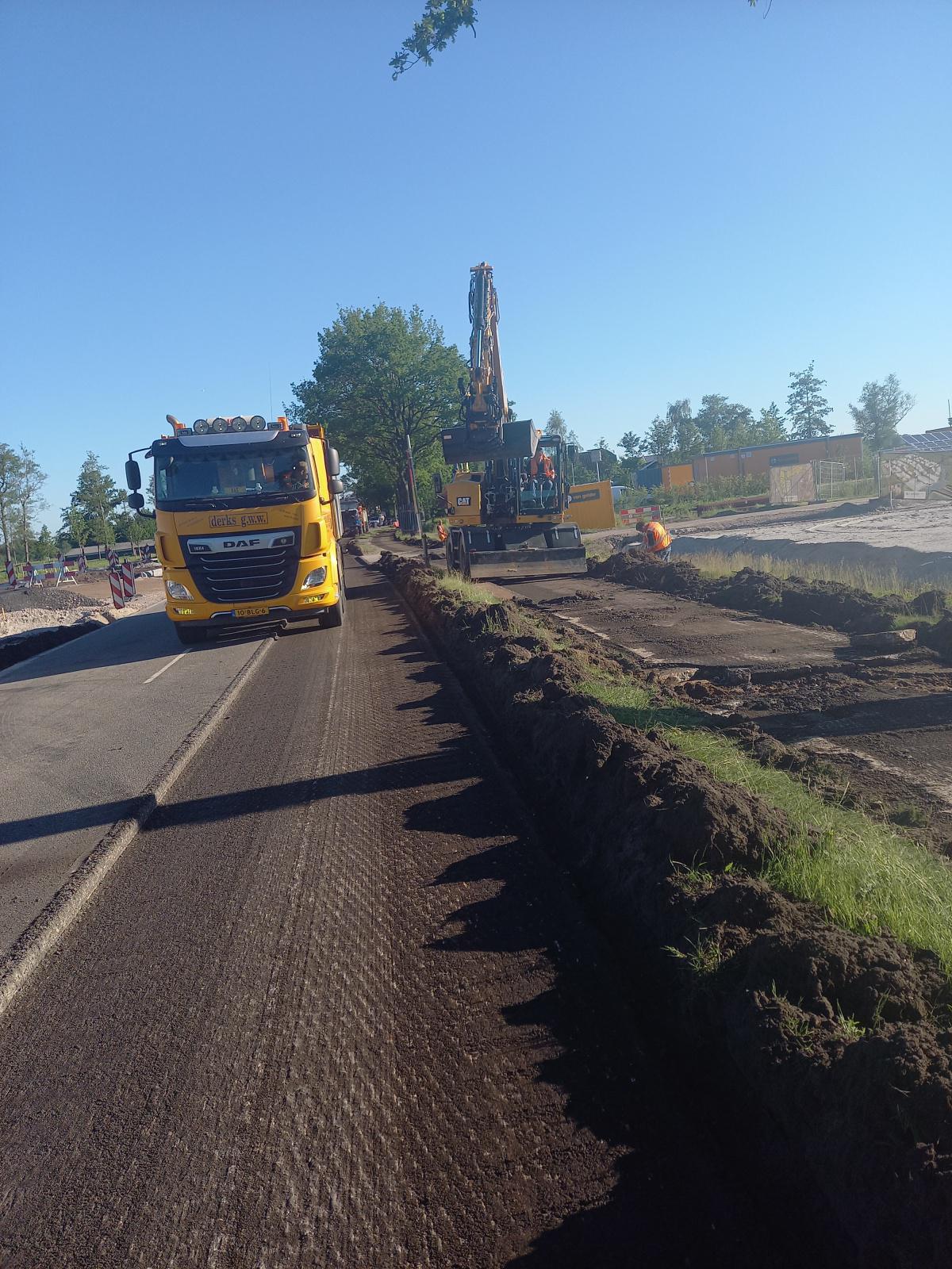 Foto's uitvoering (Nijkerkerweg) Bloemendal