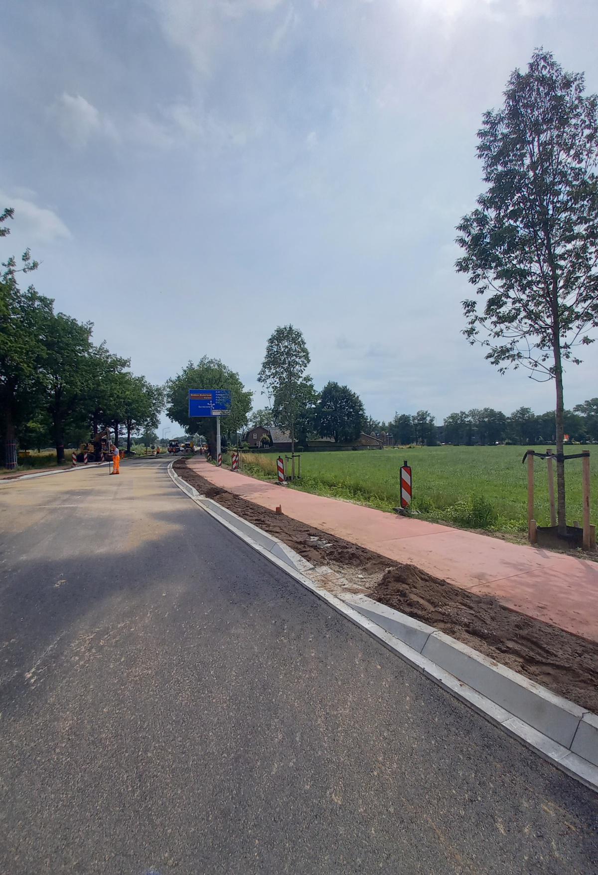 Foto's uitvoering (Nijkerkerweg) Bloemendal