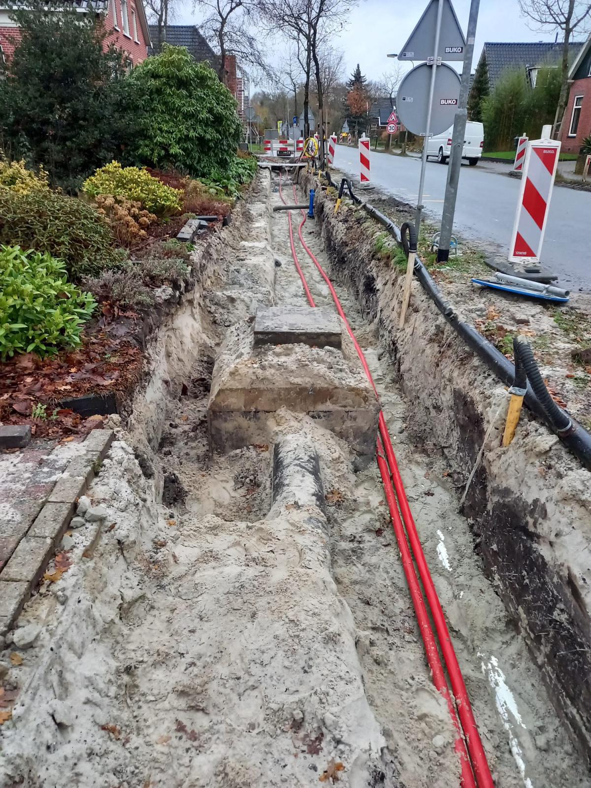 Foto's werkzaamheden Meenteweg