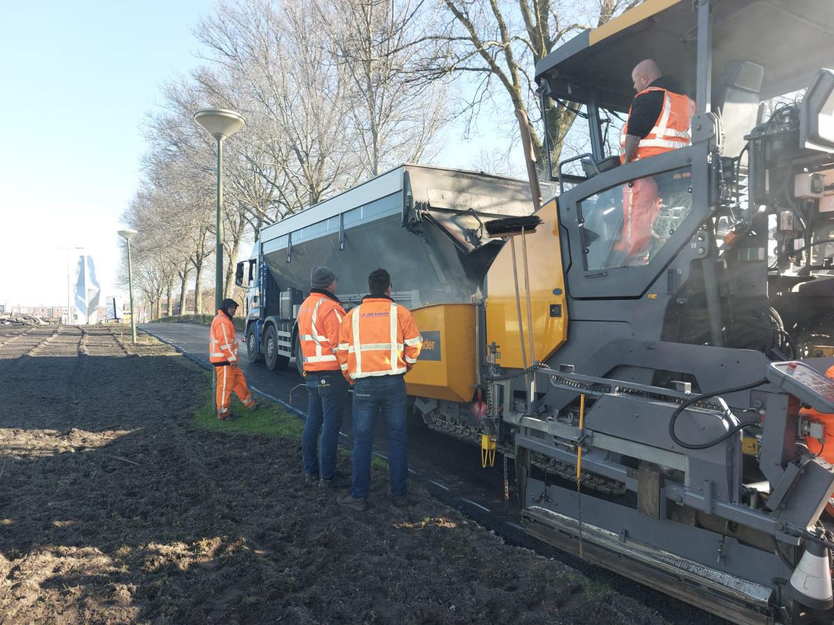 Asfalteringswerkzaamheden Florence Nightingalepark gereed