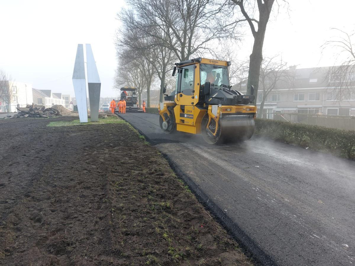 Asfalteringswerkzaamheden Florence Nightingalepark gereed