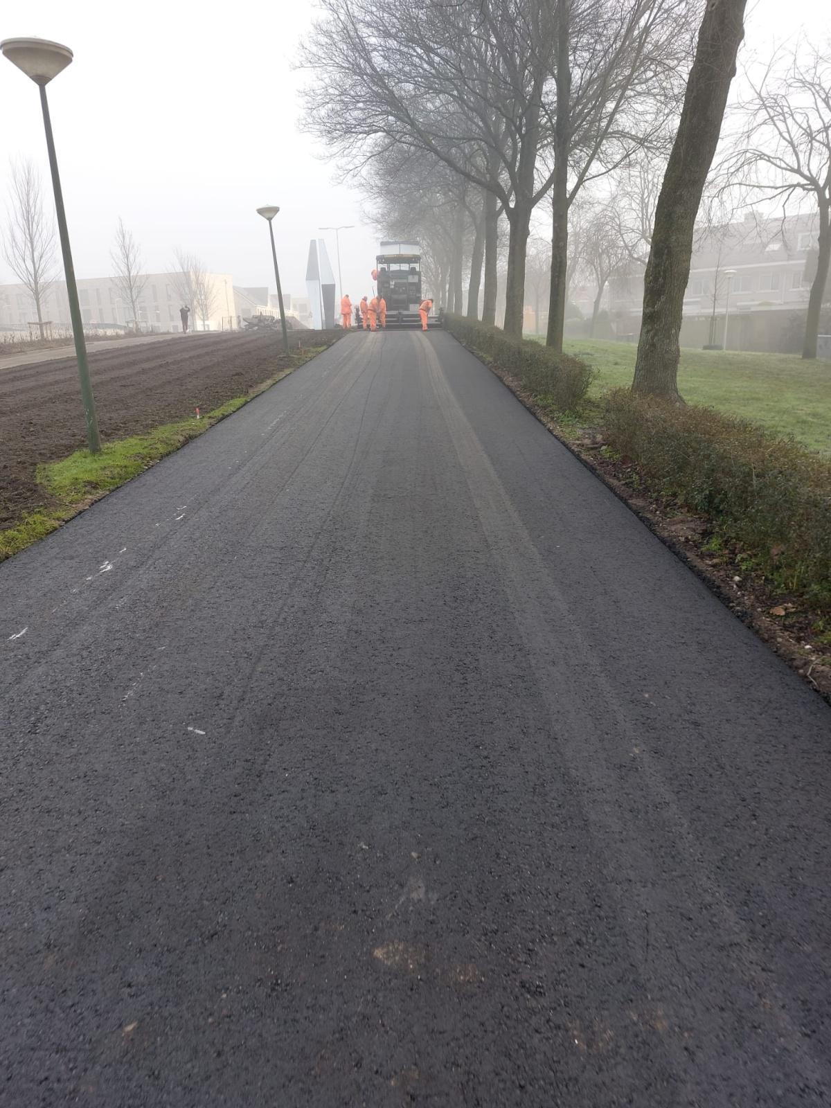 Asfalteringswerkzaamheden Florence Nightingalepark gereed