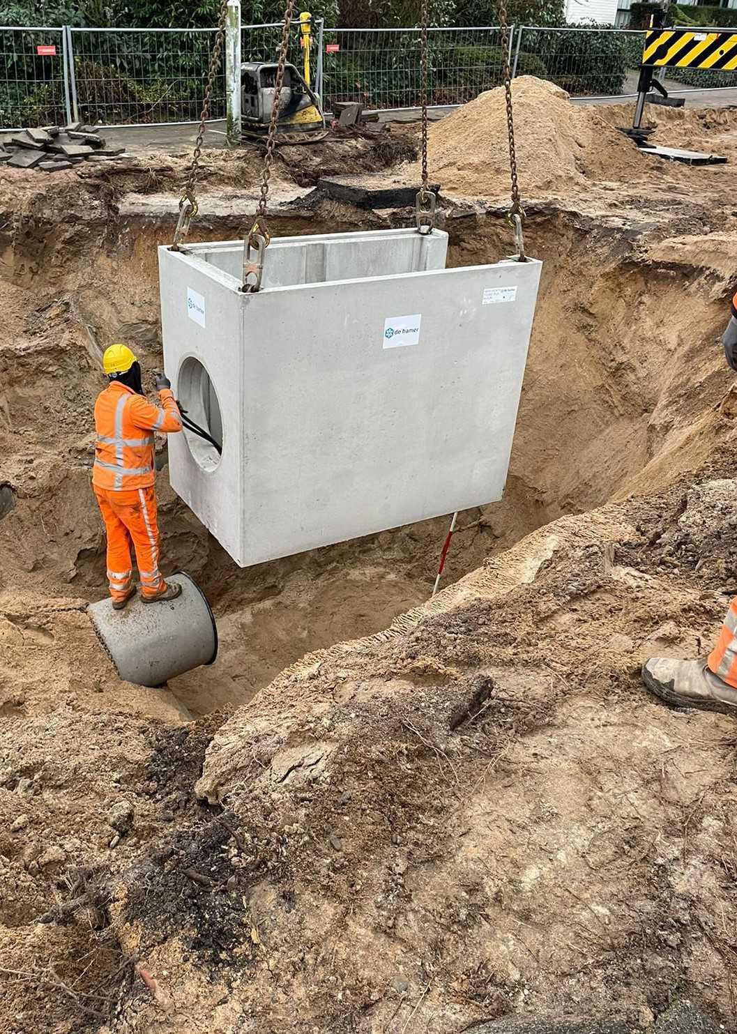 Groot materieel in de Vossenakker Ede