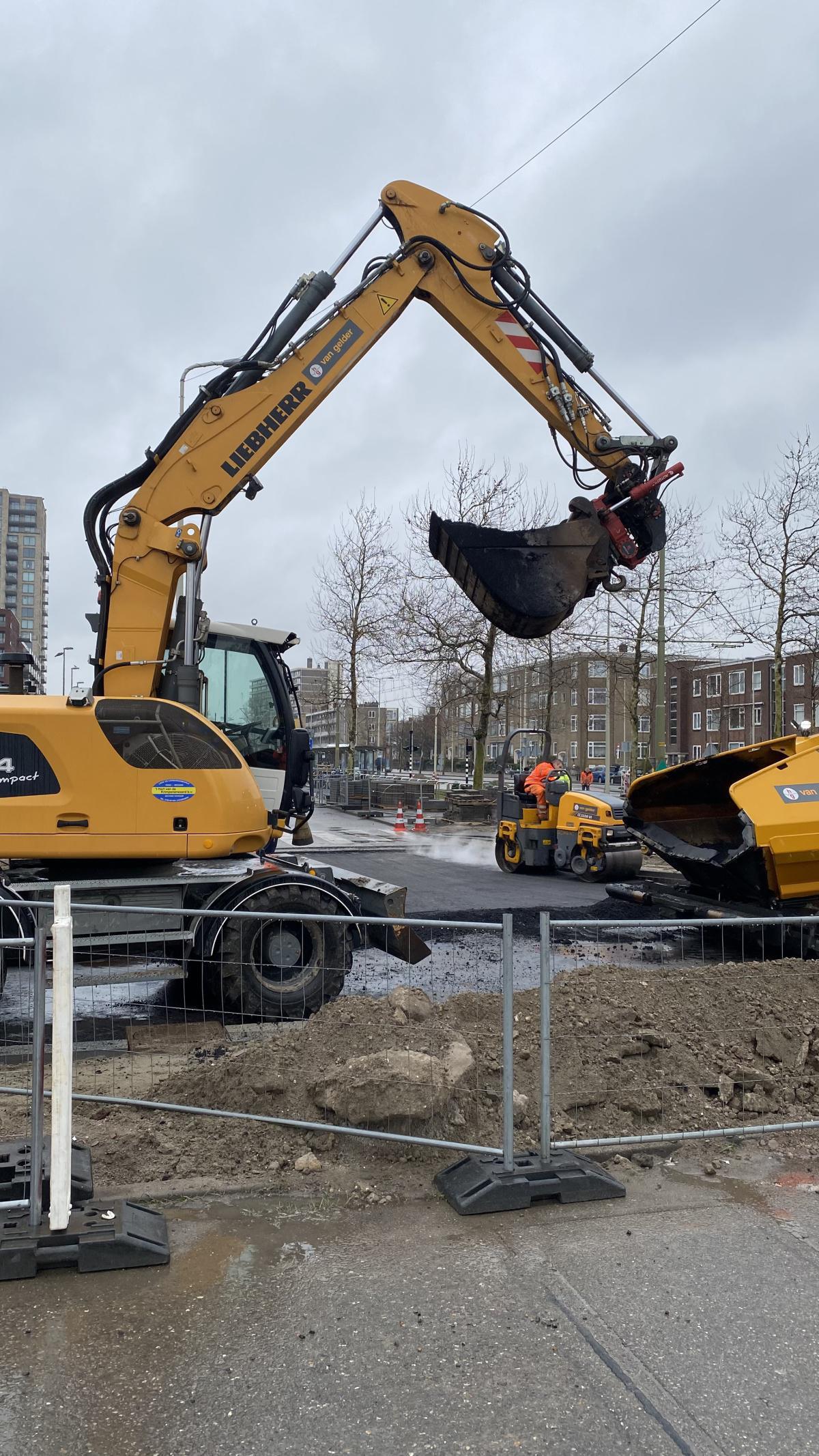 Intensief bij het spoor