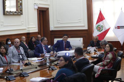 Aníbal Torres lideró reunión de trabajo sobre la Copa Mundial de Fútbol Sub-17 Perú 2023
