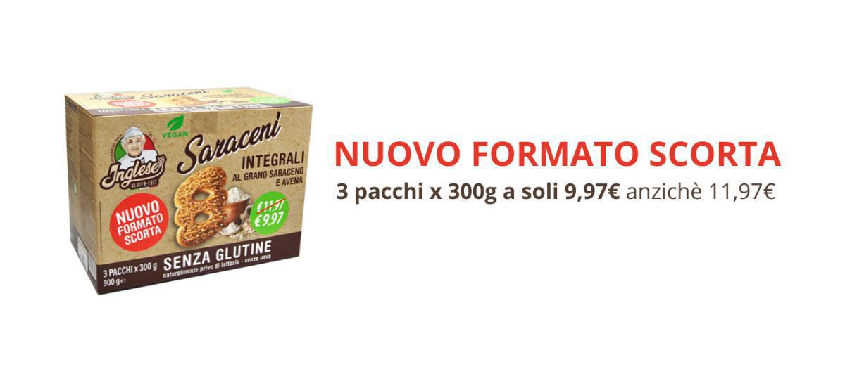 Promozione Saraceni Inglese Gluten Free