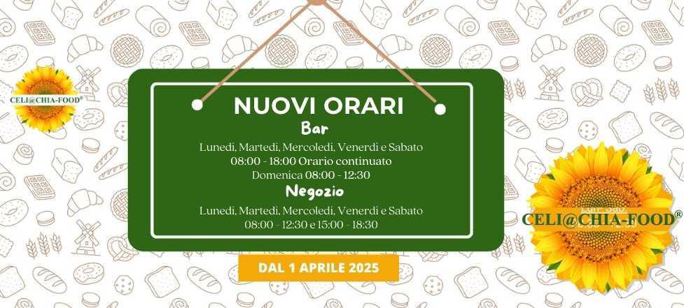 Nuovi Orari!