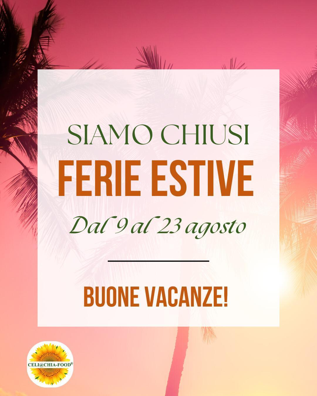 🌴Chiusi per ferie