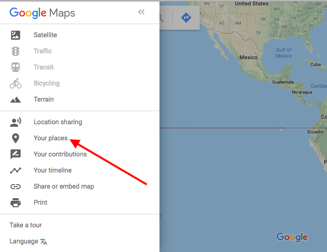 Create a Map via a KML File with Google Maps