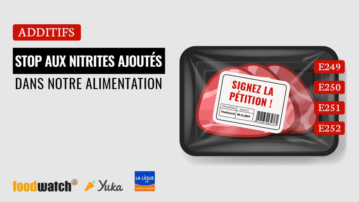 Nitrites dans la viande : une ONG, une appli et une association lancent une pétition pour les interdire
