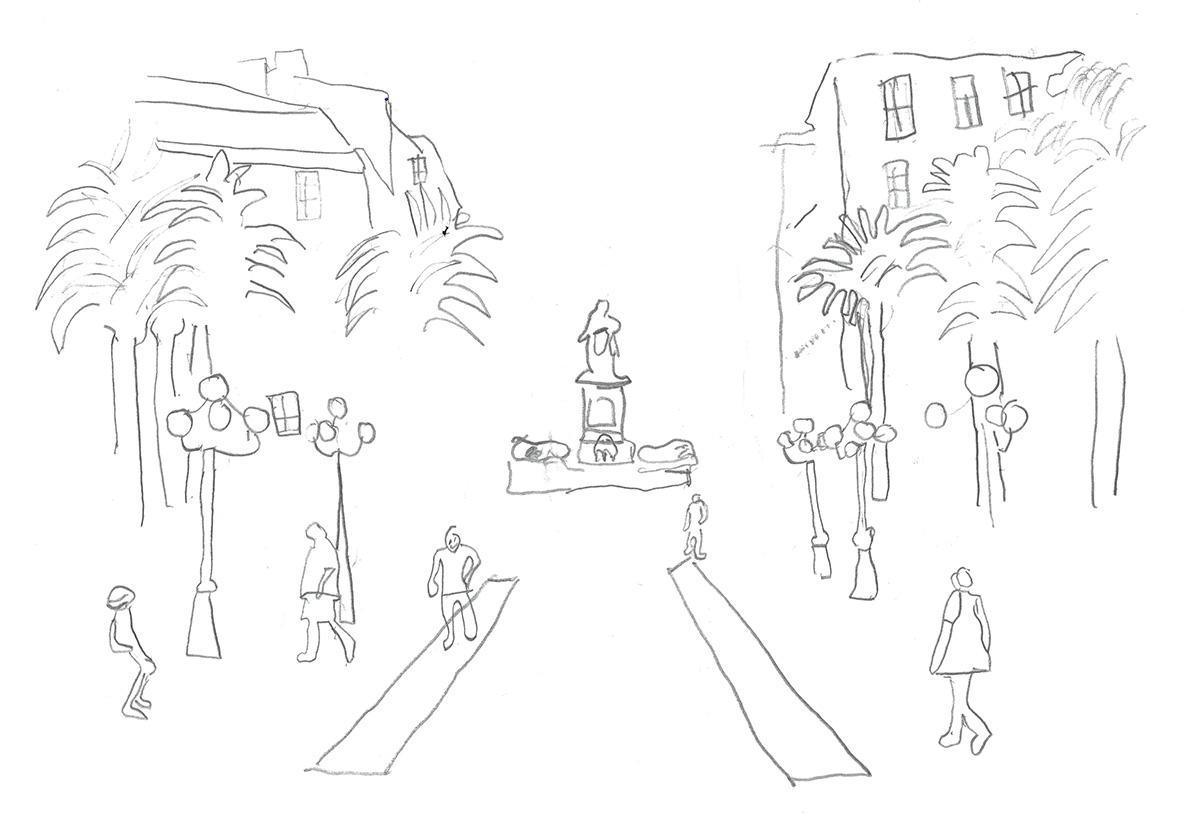 O comme piazza di l'Olmu