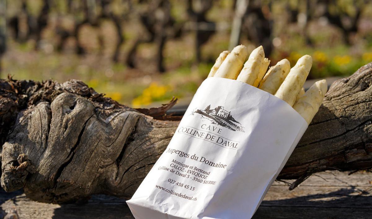 Asperges en folie Asperges en folie