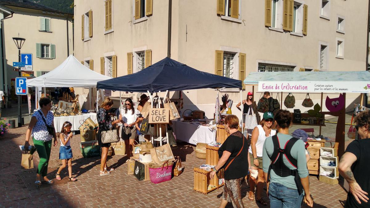Marché des artisans au Coin de la ville