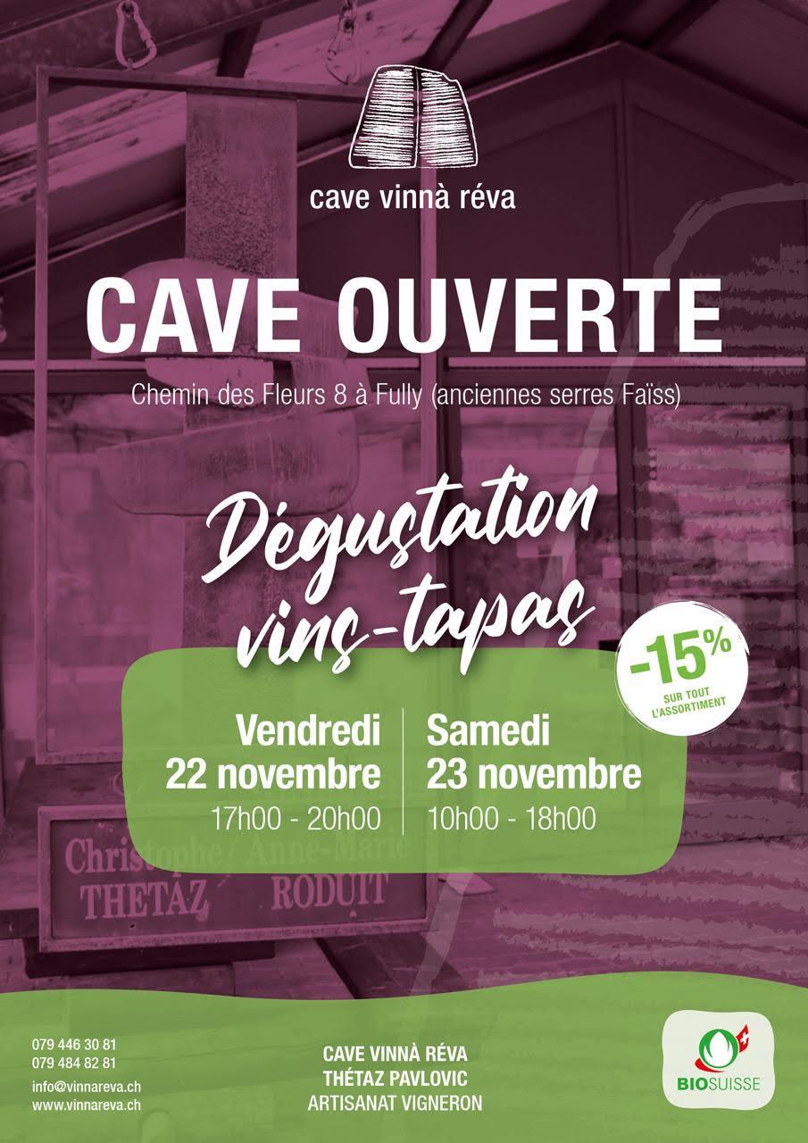 Cave Vinnà Réva ouverte !