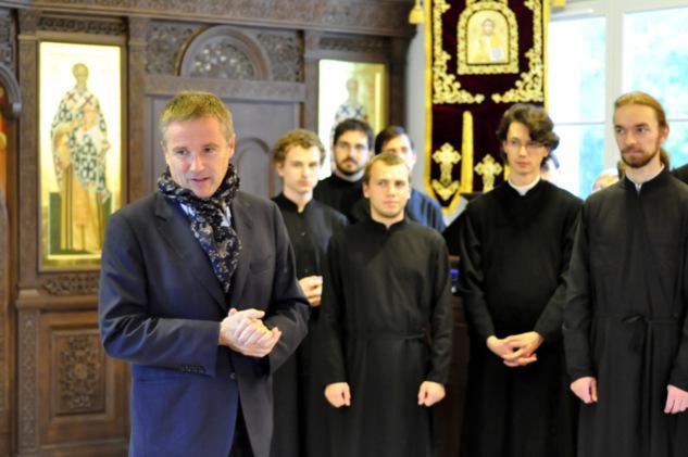 Visite au séminaire du président de la Communauté d'Agglomération du Val-d'Yerres