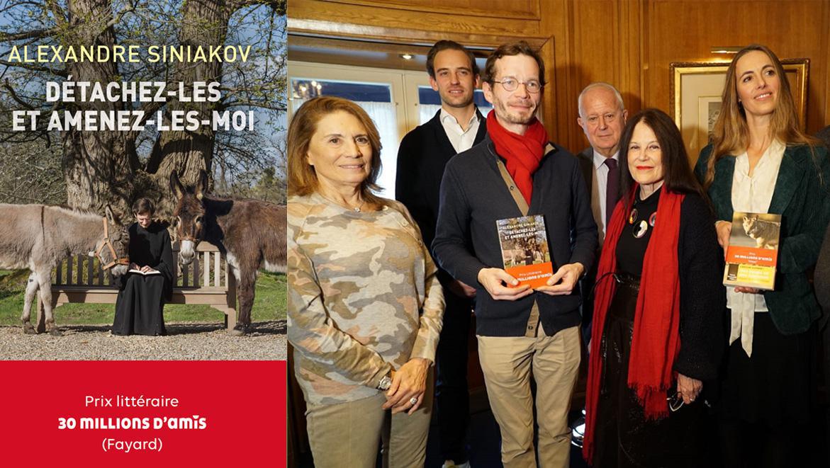 Le P. Alexandre Siniakov a reçu le prix littéraire de la fondation "30 Millions d’Amis" 2019