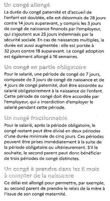 congé paternité