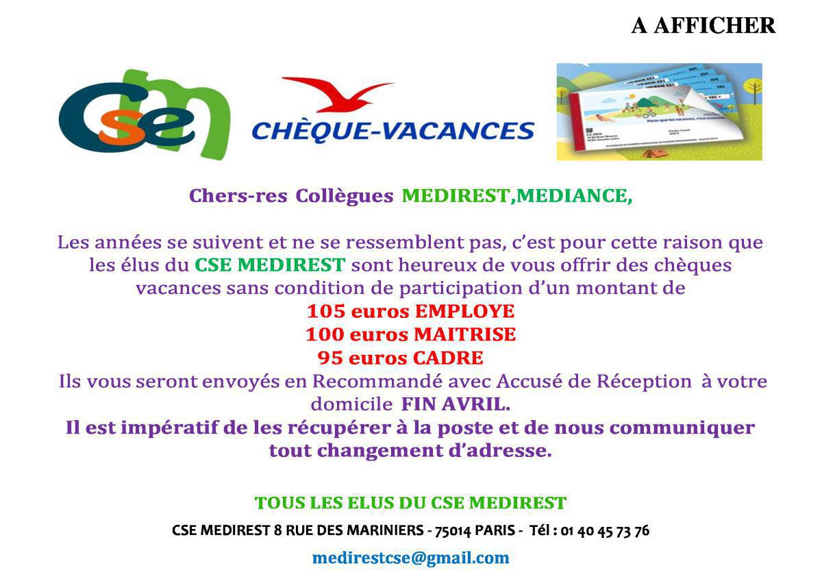 cheques vacances