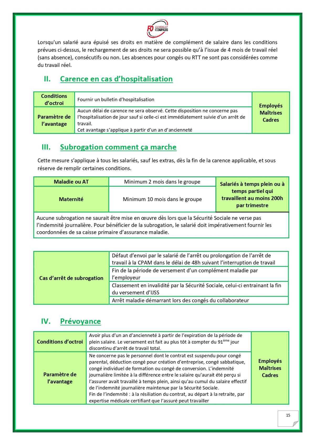Votre livret des avantages sociaux 2026