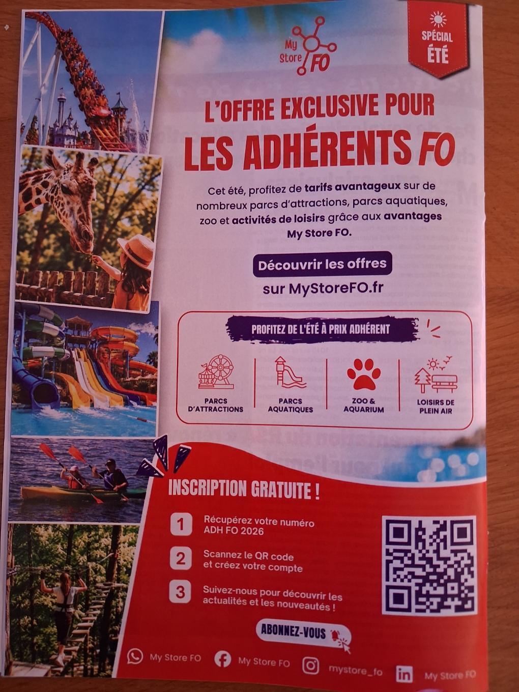 my store FO (pour les adhérents)