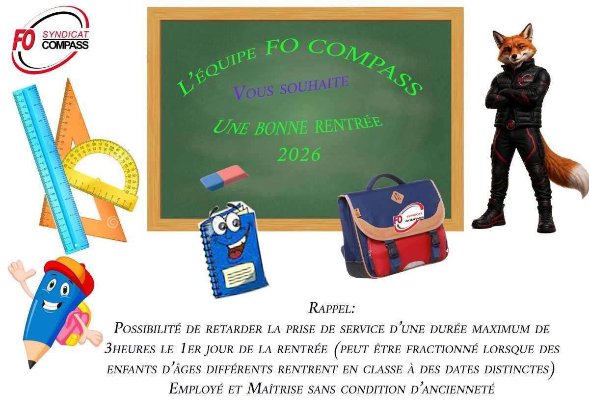 rentrée scolaire 2026