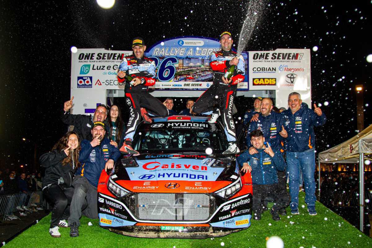 El Hyundai i20 N Rally2 estrena su casillero de victorias con Iván Ares