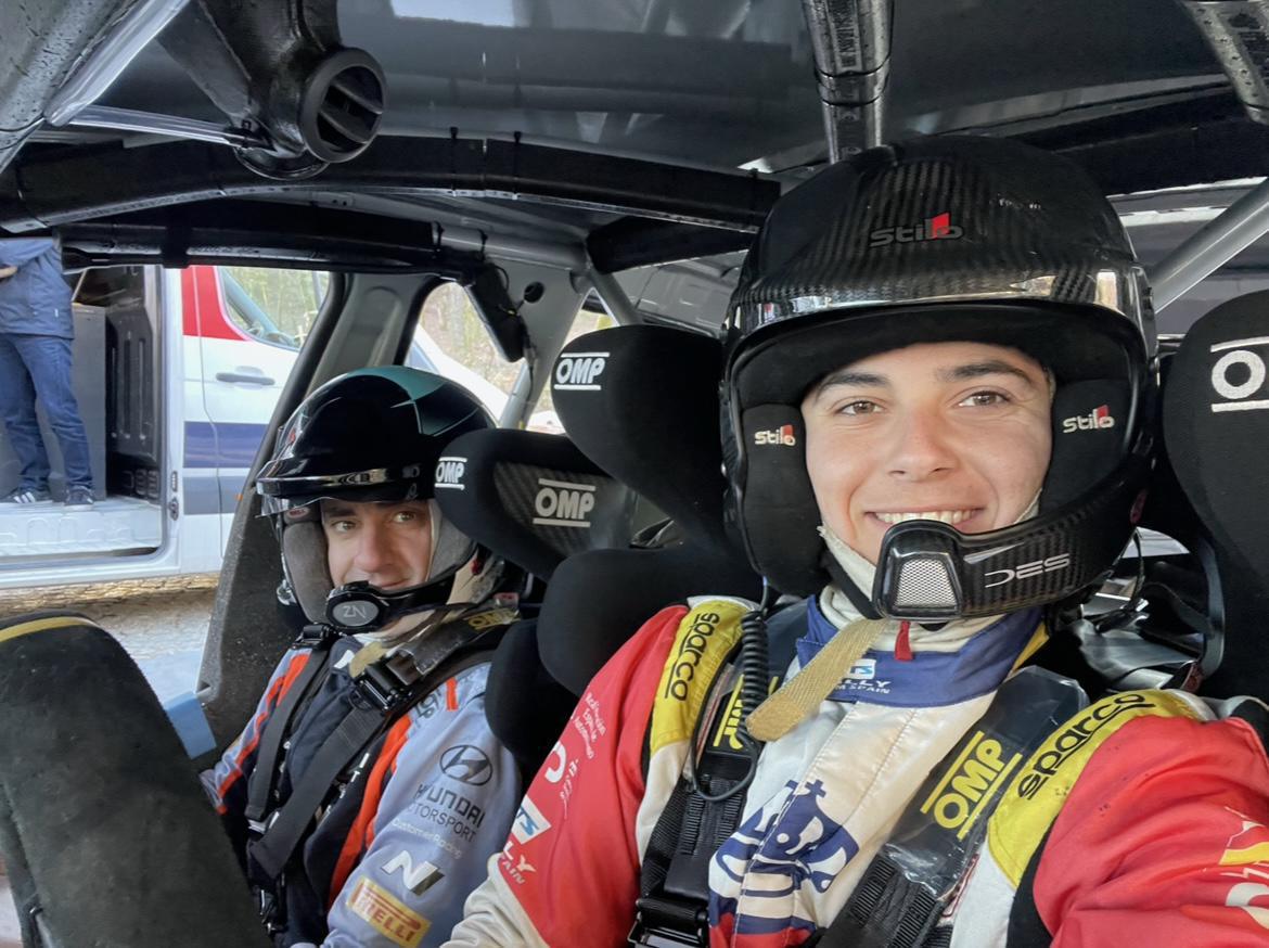 Óscar Palomo, con nuevo copiloto esta temporada Óscar Palomo, con nuevo copiloto esta temporada