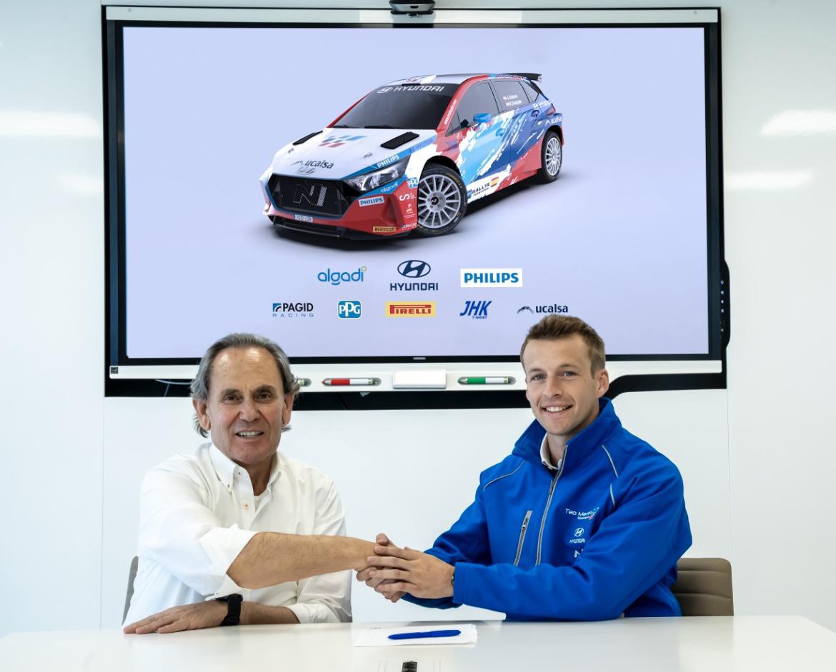 Jan Solans se une a Hyundai como nuevo piloto de Teo Martín Motorsport