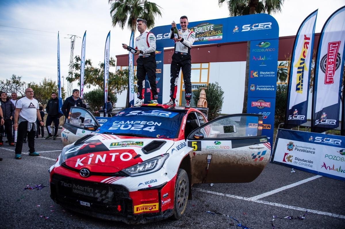 Alejandro Cachón, 'supercampeón' de España con Toyota