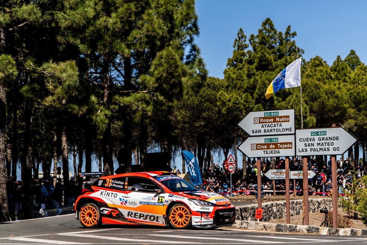Tres equipos del S-CER, en el Top 5 del WRC2 en Canarias Tres equipos del S-CER, en el Top 5 del WRC2 en Canarias