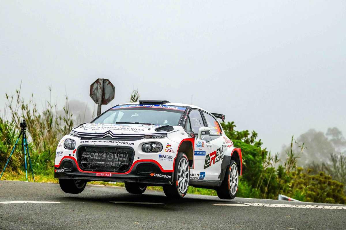 Tres equipos del S-CER, en el Top 5 del WRC2 en Canarias Tres equipos del S-CER, en el Top 5 del WRC2 en Canarias
