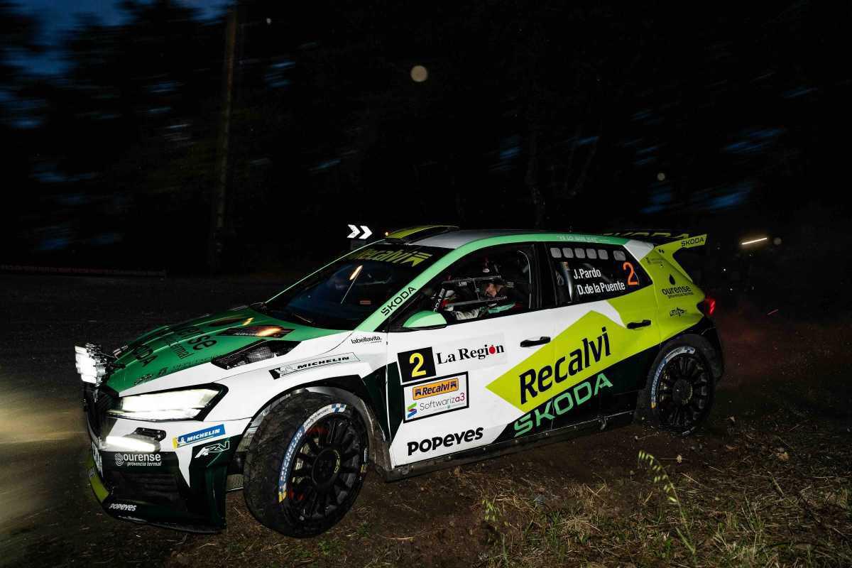 Javier Pardo se escapa como líder en los tramos de casa Javier Pardo se escapa como líder en los tramos de casa