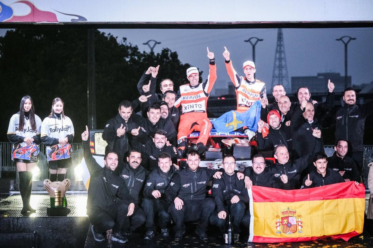 Alejandro Cachón triunfa con Toyota en el Rallye de Japón