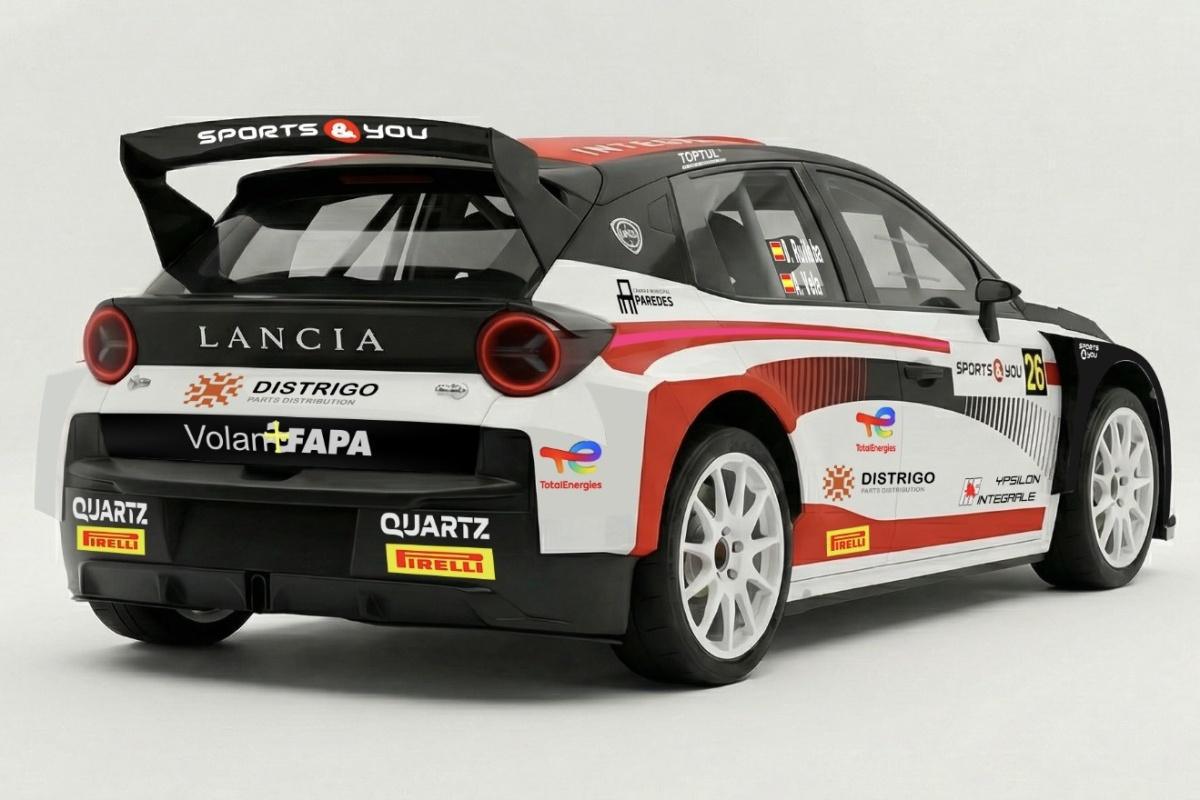 Lancia Corse España se une al S-CER con Diego Ruiloba y el nuevo Lancia Ypsilon Rally2 HF Integrale