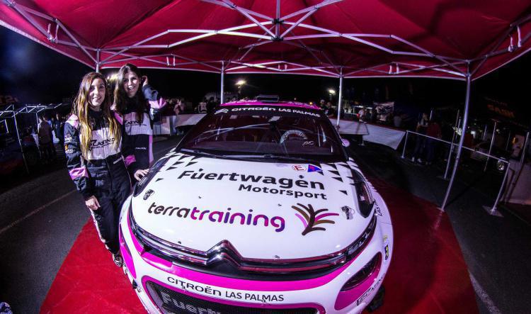 EMMA FALCÓN Y SARA FERNÁNDEZ, JUNTAS EN EL RALLYE ISLA DE LANZAROTE