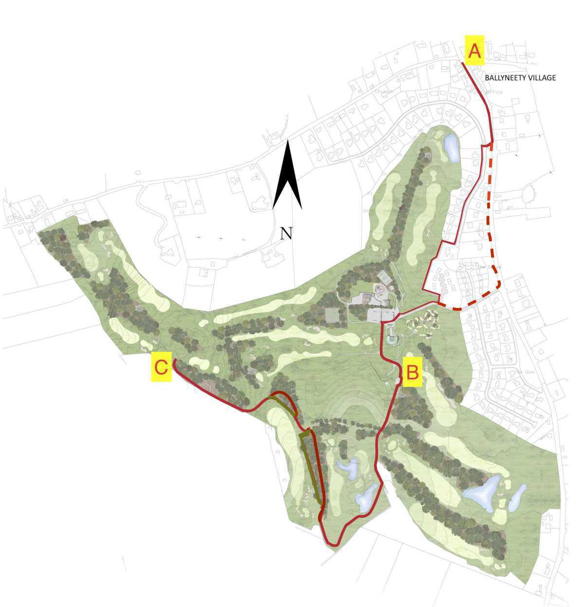 Walking Track Route Map