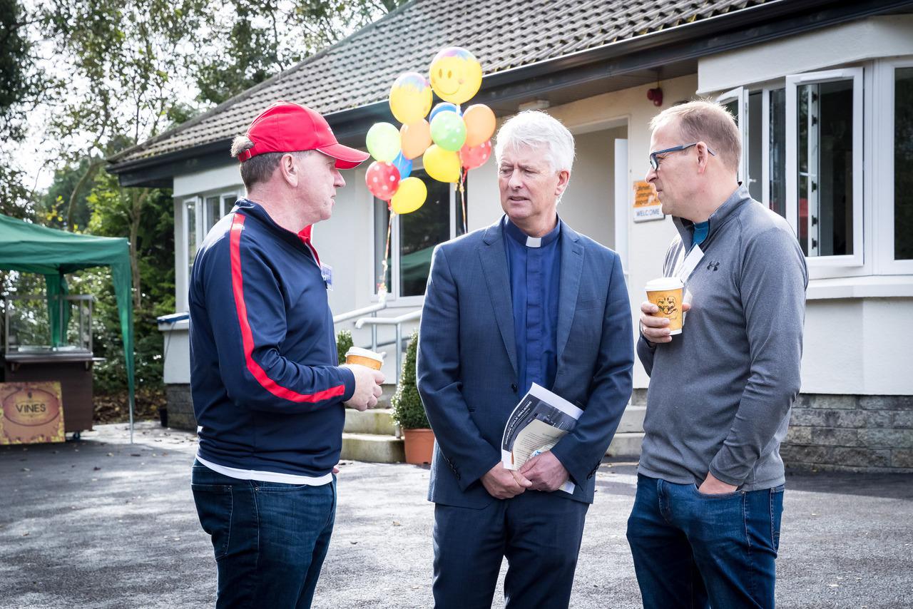 Ballyneety Hub Opening - Hugh O'Donnell, Fr Tom Mangan and Joe Looby