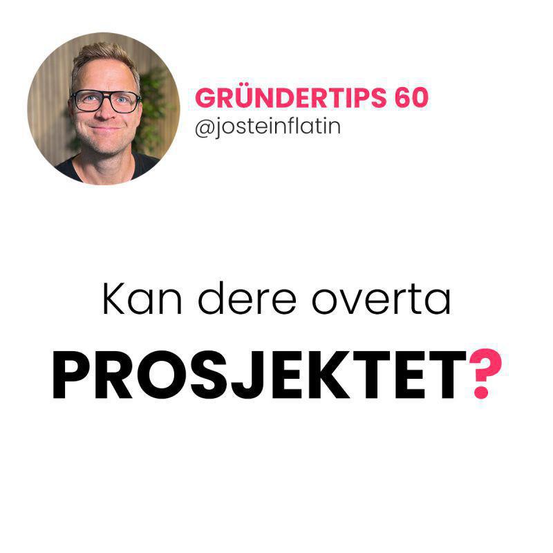 Kan dere overta prosjektet? Kan dere overta prosjektet?