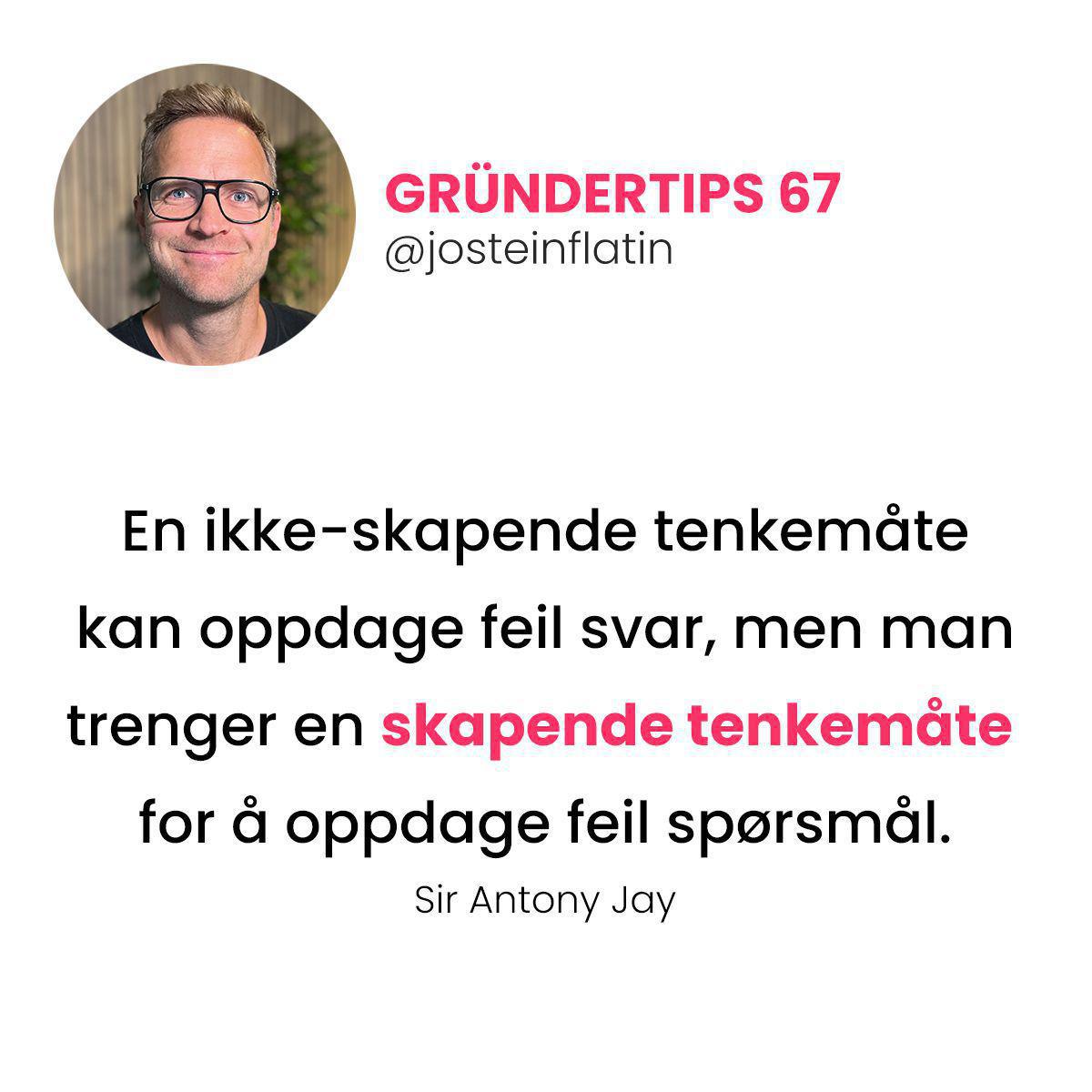 Har du en skapende tankegang? Har du en skapende tankegang?