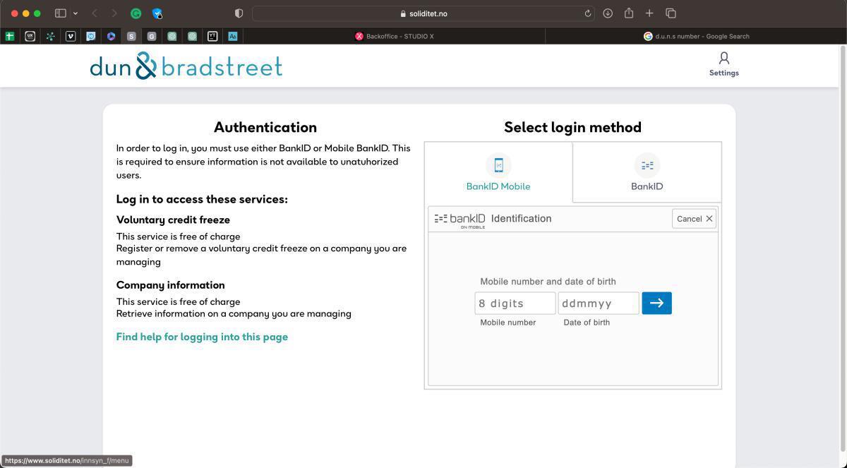 Hva er et D.U.N.S nummer? Hva er et D.U.N.S nummer?