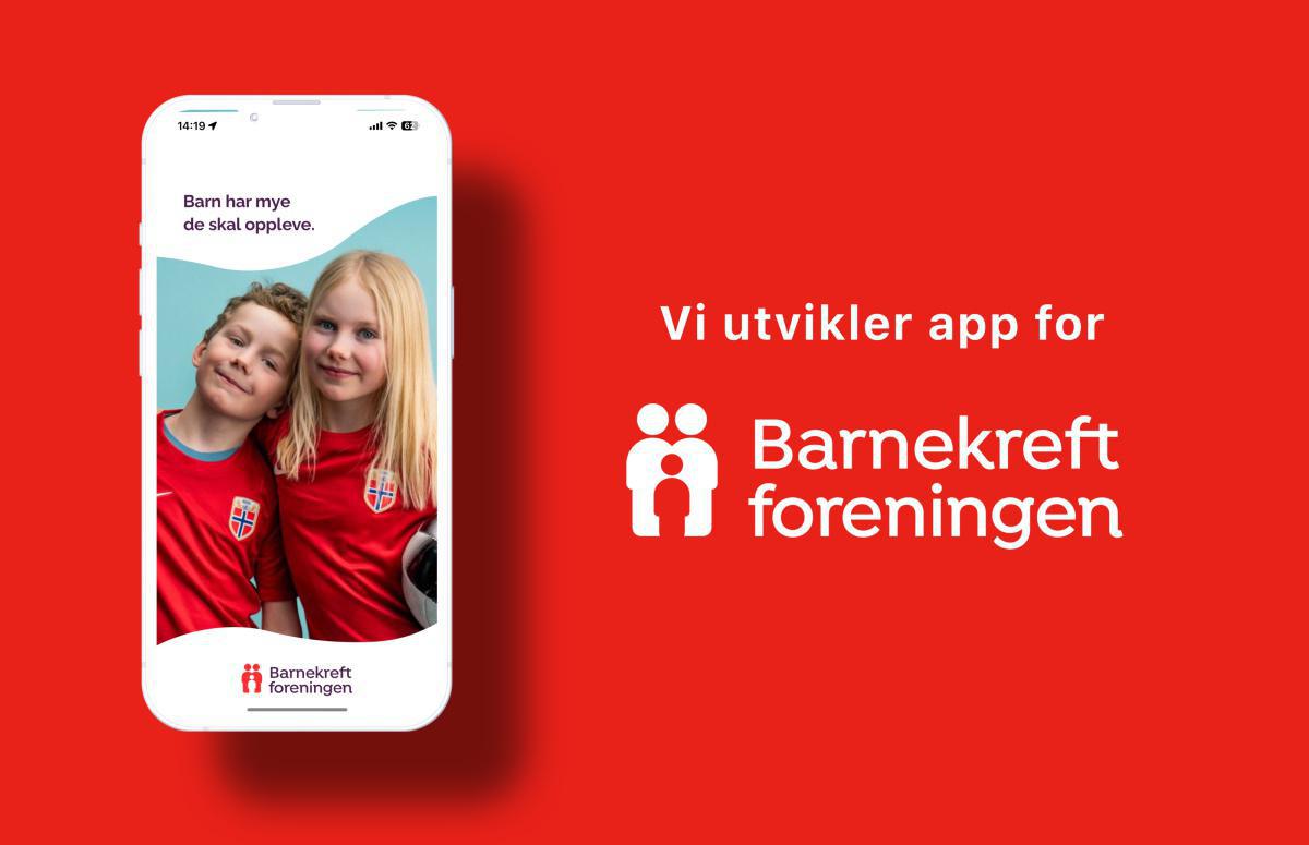 Utvikler app for Barnekreftforeningen